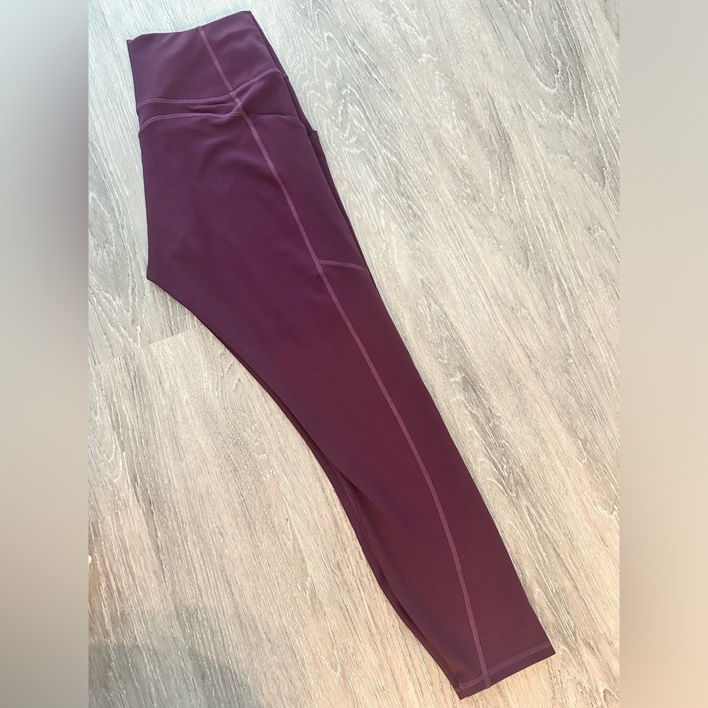 Fabletics Burgundy Full length Legging - Medium - Picture 7 of 14